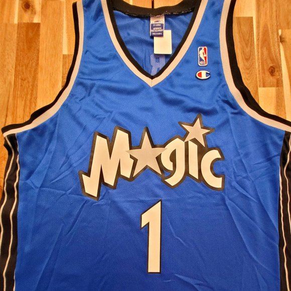 Orlando Magic - Tracy McGrady - Road Blue - Champion Jersey - Size 48 (Large) - Picture 1 of 4